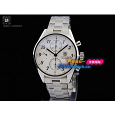 Tag Heuer CAS2111.BA0730 Carrera Mens Automatic Stainless Steel White Swiss ETA 7750