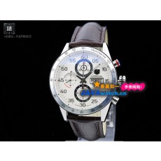 Tag Heuer CV2A11.FC6235 Carrera Mens Automatic Stainless Steel White Swiss ETA 7750