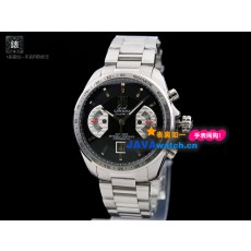 Tag Heuer Grand Carrera Chronograph Calibre 17RS CAV511A.BA0902 Mens Automatic Stainless Steel Black Swiss ETA 7750