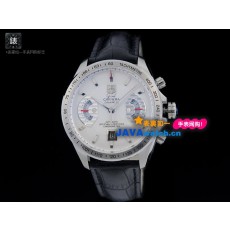 Tag Heuer CAV511A.BA0902 Grand Carrera Mens Automatic Stainless Steel White Swiss ETA 7750