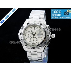 Tag Heuer CAP2111.BA0833 Aquaracer Mens Automatic Stainless Steel White Swiss ETA 7750