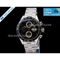 Tag Heuer CV2A10.BA0796 Carrera Mens Automatic Swiss ETA 7750 Steel Bracelet