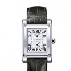 Cartier TANK W1534351 Mens Automatic Grey Swiss ETA 2824