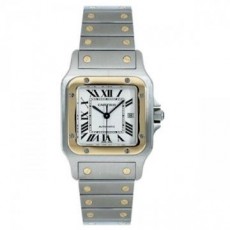 Cartier Santos W20058C4 Mens Quartz White Swiss ETA Quartz