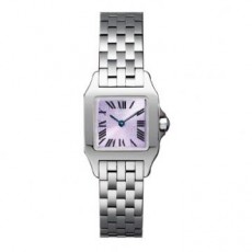 Cartier Santos W2510002 Ladies Quartz Pink Swiss ETA Quartz 