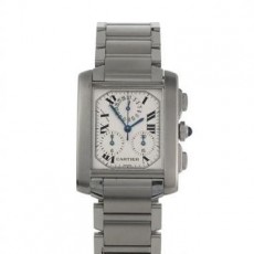 Cartier TANK W51024Q3 Ladies Quartz White Swiss ETA Quartz