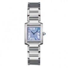 Cartier TANK W51034Q3 Ladies Quartz Blue Swiss ETA Quartz