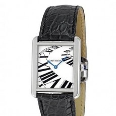 Cartier TANK W5200017 Ladies Quartz White Swiss ETA Quartz