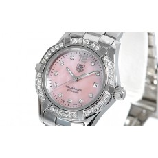 Tag Heuer WAF141B.BA0813 Aquaracer 27mm Ladies Automatic Pink Swiss ETA 7750