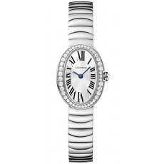 Cartier Baignoire WB520025 Ladies Quartz Silver Swiss ETA Quartz