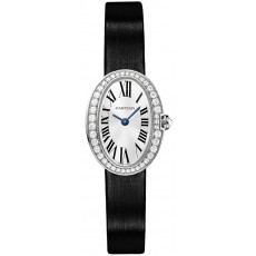 Cartier Baignoire WB520027 Ladies Quartz Silver White Swiss ETA Quartz 