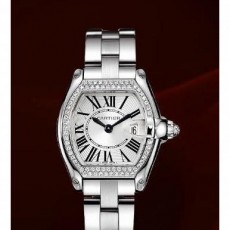 Cartier WE500260 Ladies Quartz Silver White Swiss ETA Quartz 