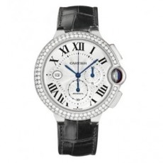 Cartier Ballon Bleu WE902002 Mens Automatic Silver Swiss ETA 2824