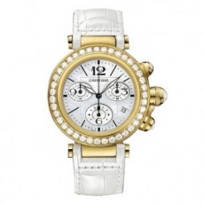 Cartier Pasha WJ130009 Ladies Quartz White MOP Swiss ETA Quartz 