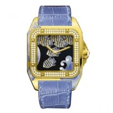 Cartier Santos WM505010 Neutral Automatic Gold Swiss ETA 2824