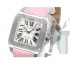  Cartier Santos W20126X8 Ladies Automatic White Swiss ETA 2824