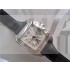 Cartier Santos W20090X8 Mens Automatic Silver White Swiss ETA 2824