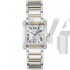 Cartier TANK W51012Q4 Ladies Quartz White Swiss ETA Quartz