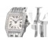 Cartier Santos WF9005Y8 Ladies Quartz Silver Swiss ETA Quartz 