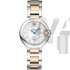 Cartier Ballon Bleu WE902030 28mm Ladies Quatz Silver Swiss ETA Quatz 