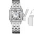 Cartier Santos WF9004Y8 Ladies Silver Swiss ETA Quartz 