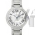 Cartier Ballon Bleu WE902006 Mens Automatic Silver Swiss ETA 2824 Full Diamonds