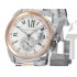  Cartier Callibre De Cartie W7100036 Mens Automatic White Swiss ETA 2824
