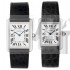 Cartier TANK SOLO W5200003、W5200005 Couples Quartz White Swiss ETA Quartz