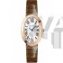 Cartier Baignoire W8000007 Ladies Quartz Silver White Swiss ETA Quartz 