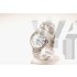 Cartier Ballon Bleu 36MM Diamonds Bezel Swiss Automatic Women Watch Steel M05