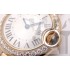 Cartier Ballon Bleu WE9002Z3 28.5mm Ladies Quatz Silver Swiss ETA Quatz