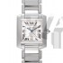 Cartier TANK W50011S3 Mens Automatic Silver White Swiss ETA 2824