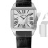  Cartier Santos W2007051 Mens Automatic White Swiss ETA 2824