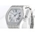  Cartier Roadster W6206017 Mens Automatic White Swiss ETA 2824