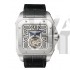  Cartier Santos W2020017 Mens Automatic Deep Grey Swiss ETA 2824