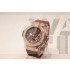 Swiss Hublot Big Bang replica Brown 48mm 18k King Gold Diamond Bezel20479