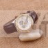Patek Philippe Grand Complication Skeleton Automatic Swiss Genuine Leather Strap Diamond Bezel 