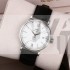 IWC Portofino Mens Automatic White Dial Black Leather Strap Swiss ETA 2892