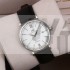 IWC Portofino Mens Automatic White Dial Black Leather Strap Swiss ETA 2892