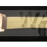 Cartier Calibre De Cartier Swiss 2824 Automatic White Dial Rose Gold Brown Leather