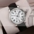 IWC Portofino Mens Automatic White Dial Black Leather Strap Swiss ETA 2892