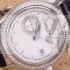 Patek Philippe Grand Complication Automatic Leather Strap Diamond Bezel 