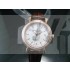 Vacheron Constantin Patrimony Swiss 2824 Automatic White Dial Stick Markers Diamond Bezel Rose Gold