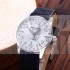 Montblanc Swiss 2892 Automatic Time Walker GMT 42 mm White Dial Black Strap 