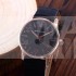 Montblanc Swiss 2892 Automatic Time Walker GMT Rose Gold 42 mm Black Dial Black Strap 