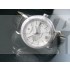 Vacheron Constantin Patrimony Swiss 2824 Automatic White Dial Stick Markers Diamond Bezel 