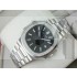 Patek Philipp Nautilus Swiss Automatic Watch Diamond Bezel Black Dial 
