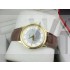 Omega De Ville Swiss 2824 Mens Automatic White Dial Roman Markers Gold