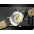 Vacheron Constantin Patrimony Swiss 2824 Automatic Grey Dial Stick Markers Diamond Bezel