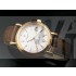 Vacheron Constantin Patrimony Swiss 2824 Automatic White Dial Stick Markers Rose Gold 